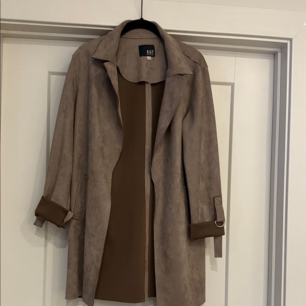 Kut from the Kloth Brown Trench Coat